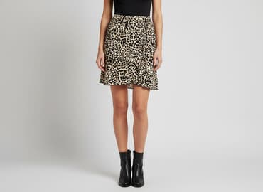 zara panterka spodnica: Spódnica damska, rozmiar S — 6