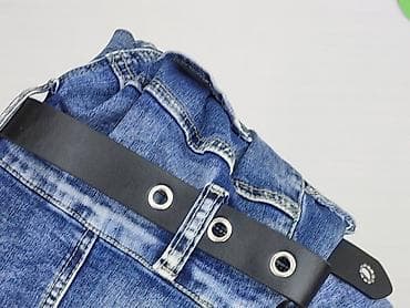 denimco: Sukienka jeansowa damska z paskiem – rozmiar S - Krój: dopasowana — 6