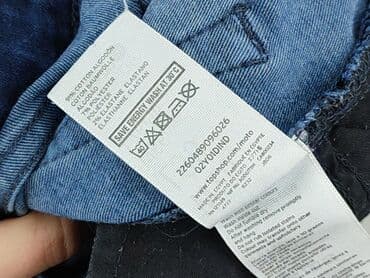 dzinsowe bluzki: Topshop Moto, Jeansy damskie, rozmiar XS — 5