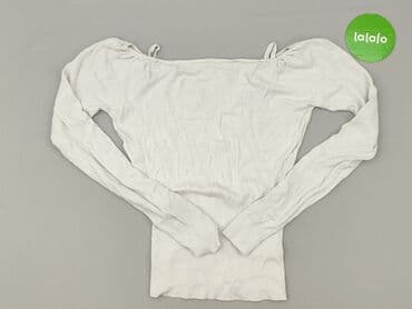 biala bluzka na dlugi rekaw: Bluzka damska, rozmiar S — 4