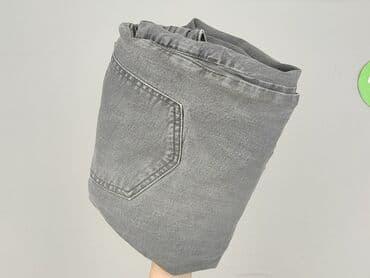 czarne cargo pull and bear: Jeansy dla mężczyzn, L — 7