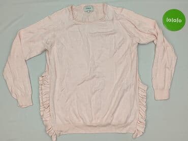 bordowy sweter: ONLY, Sweter damski, L — 2