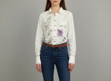 dluga biala koszula: BIBA, Koszula damska, rozmiar L — 6