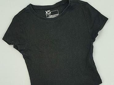 czarne bluzki basic: FB Sister, T-shirt damski, rozmiar XS — 1