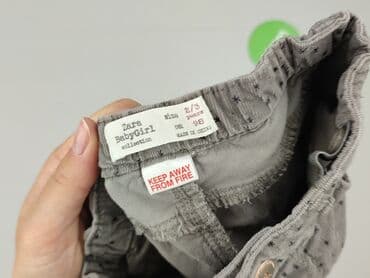 czarne wzorzyste rajstopy: Material trousers, Zara, 2-3 years, 98, condition - Perfect — 4