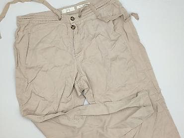 cargo crop: Spodnie materiałowe damskie, rozmiar M — 1