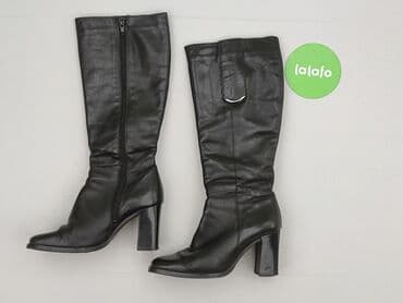 kozaki lasocki na koturnie: Kozaki damskie, 36 — 4