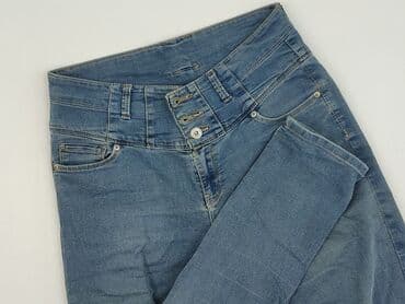 c a spodnie damskie z wysokim stanem: Jeanswear, Jeansy damskie, rozmiar M — 2