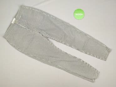 sinsay czarne spodnie z wysokim stanem: Spodnie materiałowe damskie, rozmiar S — 4