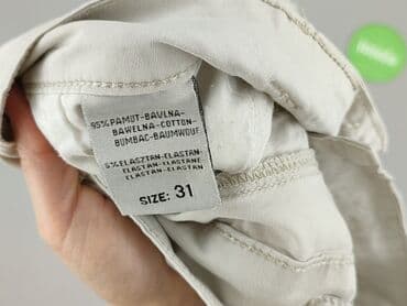 krótkie spodenki beżowe: Szorty damskie, rozmiar L — 5