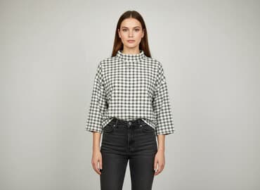 dodatki do czarnej bluzki: Bluzka damska, rozmiar M — 5