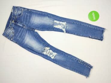 dziurawe dżinsy: Jeansy damskie, rozmiar XS — 3