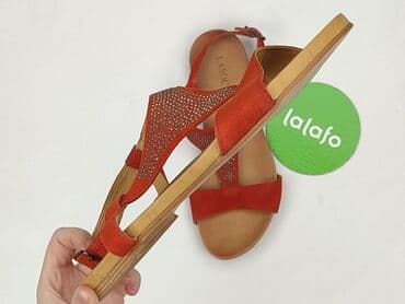 lasocki sandaly biale: Sandały damskie, rozmiar 37 — 6