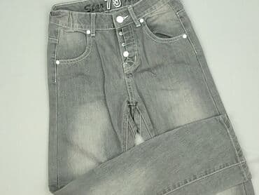 dobry materiał na spodnie: Jeans, 10 years, 140, condition - Perfect — 1