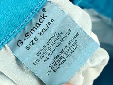 legginsy damskie plus size: G-Smack, Spodnie materiałowe damskie, rozmiar 2XL — 5
