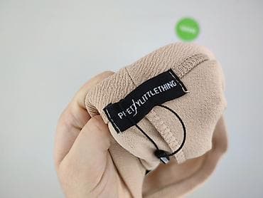 szerokie spodnie pull: PrettyLittleThing, Spodnie materiałowe damskie, rozmiar S — 4