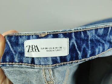 spodnie z poszarpanymi nogawkami zara: Jeansy damskie, rozmiar S — 5