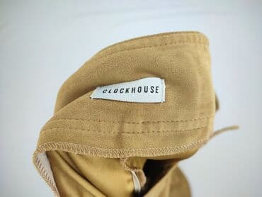 stradivarius spodnie z eko skory: Clockhouse, Spodnie materiałowe damskie, L — 4