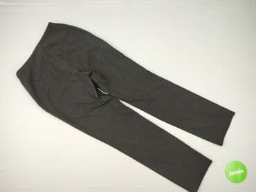 zara woskowane spodnie: H&M, Material trousers for women, size S (EU 36) — 3