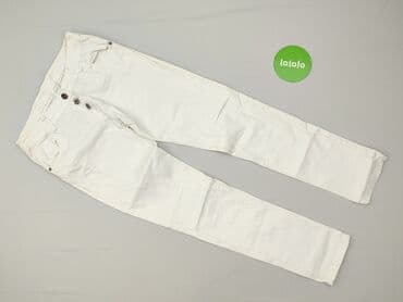 białe jeansy damskie allegro: Jeansy damskie, rozmiar S — 2