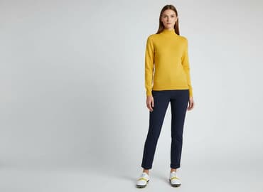 poliamid w swetrze: Golf damski, rozmiar S — 6