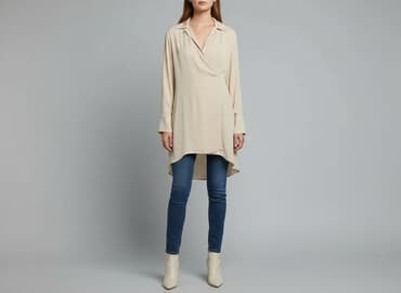 tunika koszulowa zara: Zara, Tunika damska, rozmiar M — 1