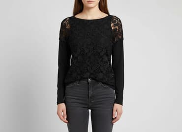 bluzki czarne mohito: Mohito, Bluzka damska, rozmiar XS — 6