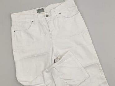 biale szerokie jeansy: Per Una, Jeansy damskie, rozmiar M — 1