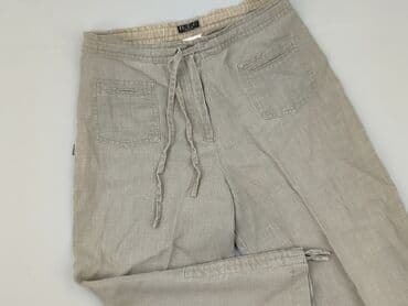 spódnico spodnie lniane: Spodnie materiałowe damskie, rozmiar L — 2