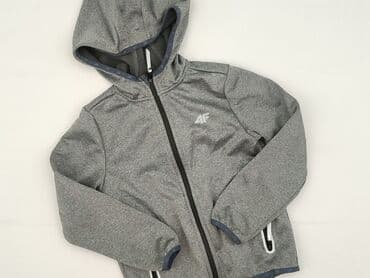 pomaranczowa bluza reserved: Sweatshirt, 4F Kids, 8 years, 122-128 cm, condition - Very good — 1