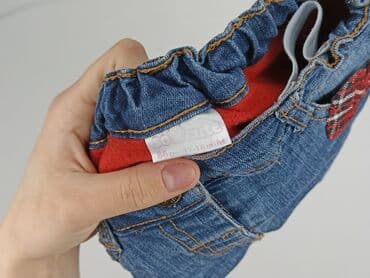 джинсова куртка: Denim pants, So cute, 12-18 months, condition - Perfect — 4