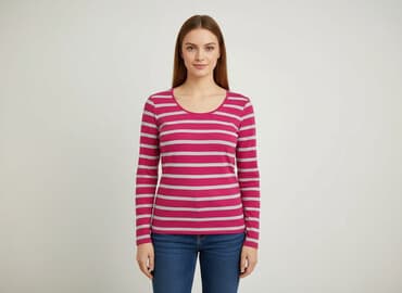 marynarka damska w paski: Janina, Bluzka damska, rozmiar L — 7