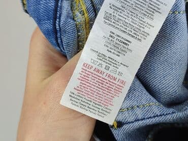 kombinezon wiosenny dla noworodka 56: Spodnie jeansowe, So cute, 6-9 miesięcy, stan - Idealny — 5