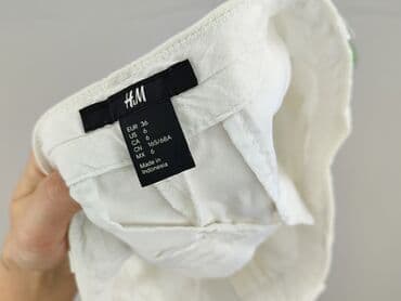 basic tops h m: H&M, Spodnie materiałowe damskie, S — 4