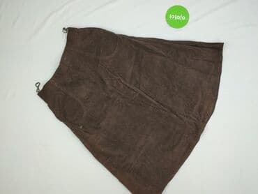 sztruksowa spódnice midi: Spódnica damska, rozmiar S — 3