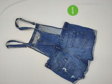 jeans amisu: Bershka, Ogrodniczki damskie, rozmiar M — 3