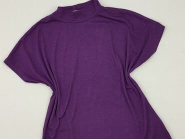 fioletowe sukienki plus size: Bluzka damska, rozmiar M — 1