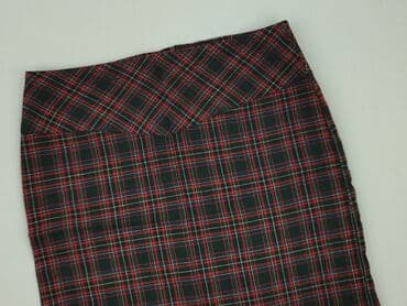 spódnica w kratę czerwona midi: Spódnica damska, XL — 1