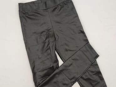 brokatowe rajstopy damskie: FB Sister, Spodnie materiałowe damskie, rozmiar M — 1