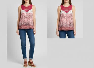 bluzki w paski z serduszkiem: Street One, Bluzka damska, rozmiar M — 6