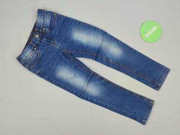 marynarka w kolorową kratę: Spodnie jeansowe, Kiki & Koko, 5-6 lat, 116, stan - Idealny — 2