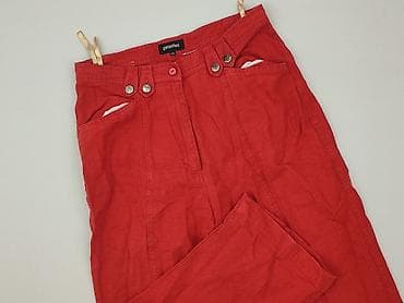 Women's Clothing: Promiss, Material trousers for women, size L — 1