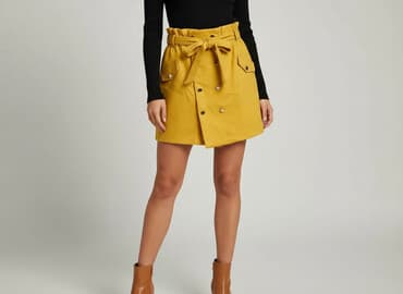 spódnice z talią paper bag: Spódnica damska, rozmiar M — 1