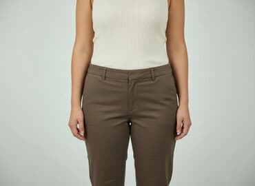 kurtki zimowe damskie c a: Clockhouse, Spodnie materiałowe damskie, rozmiar XL — 7