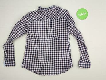 granatowe bluzki wizytowe: Gina Tricot, Koszula damska, rozmiar S — 3