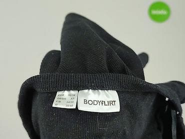 obcisła czarna bluzka: Bodyflirt, Bluzka damska, rozmiar XS — 5