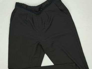 zara spodnie czarne z wysokim stanem: YAS, Spodnie materiałowe damskie, rozmiar M — 1
