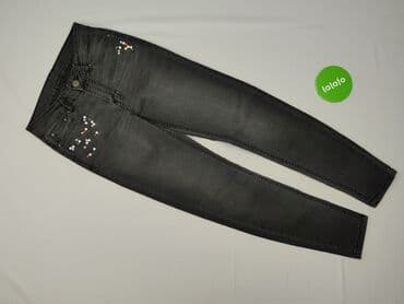 dżinsy z perełkami: Jeansy damskie, rozmiar S — 2