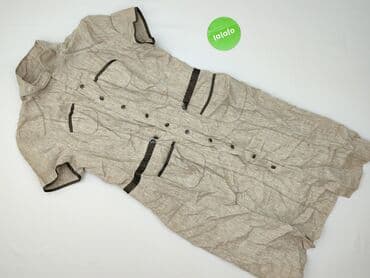 sukienki beżowa midi: Sukienka damska, rozmiar S — 3