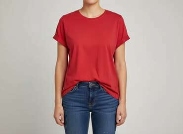 t shirty levis czerwone: T-shirt damski, rozmiar L — 6